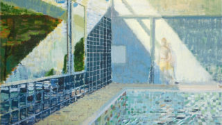 Private Pool 35x42cm Oil on Canvas