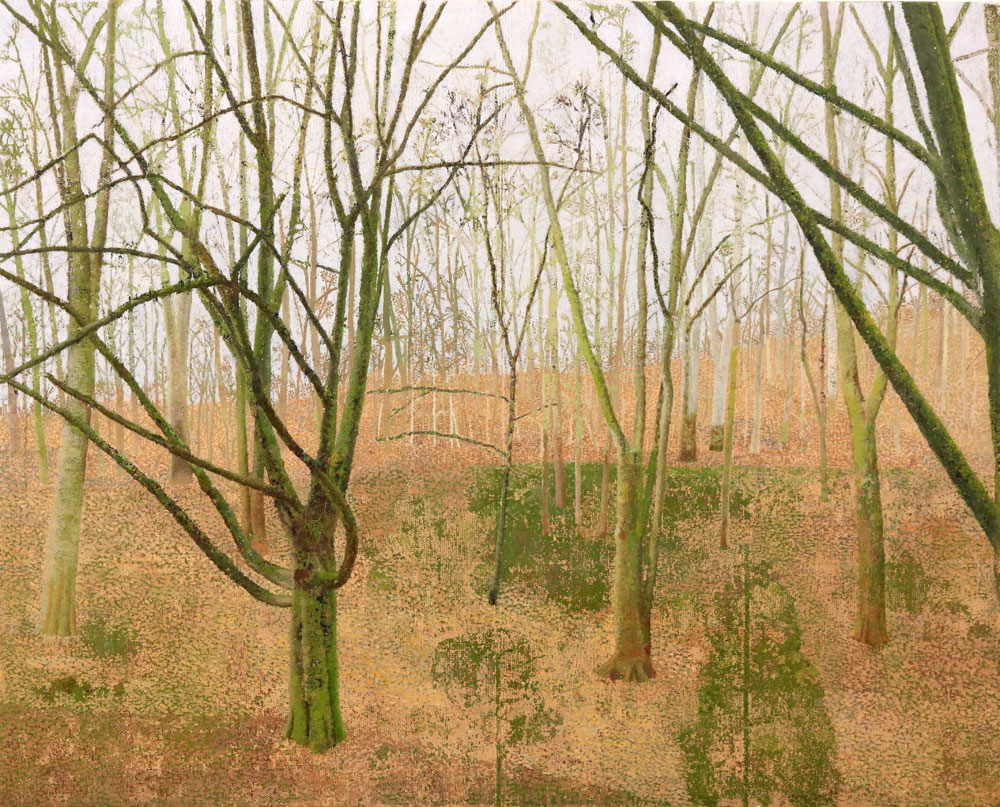Under Berlin Trees-81x65cm-oil on canvas